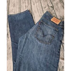 Vintage Y2K Levi's 514  Straight Leg Mens Size 36 x 32 Denim Jeans Workwear Slim